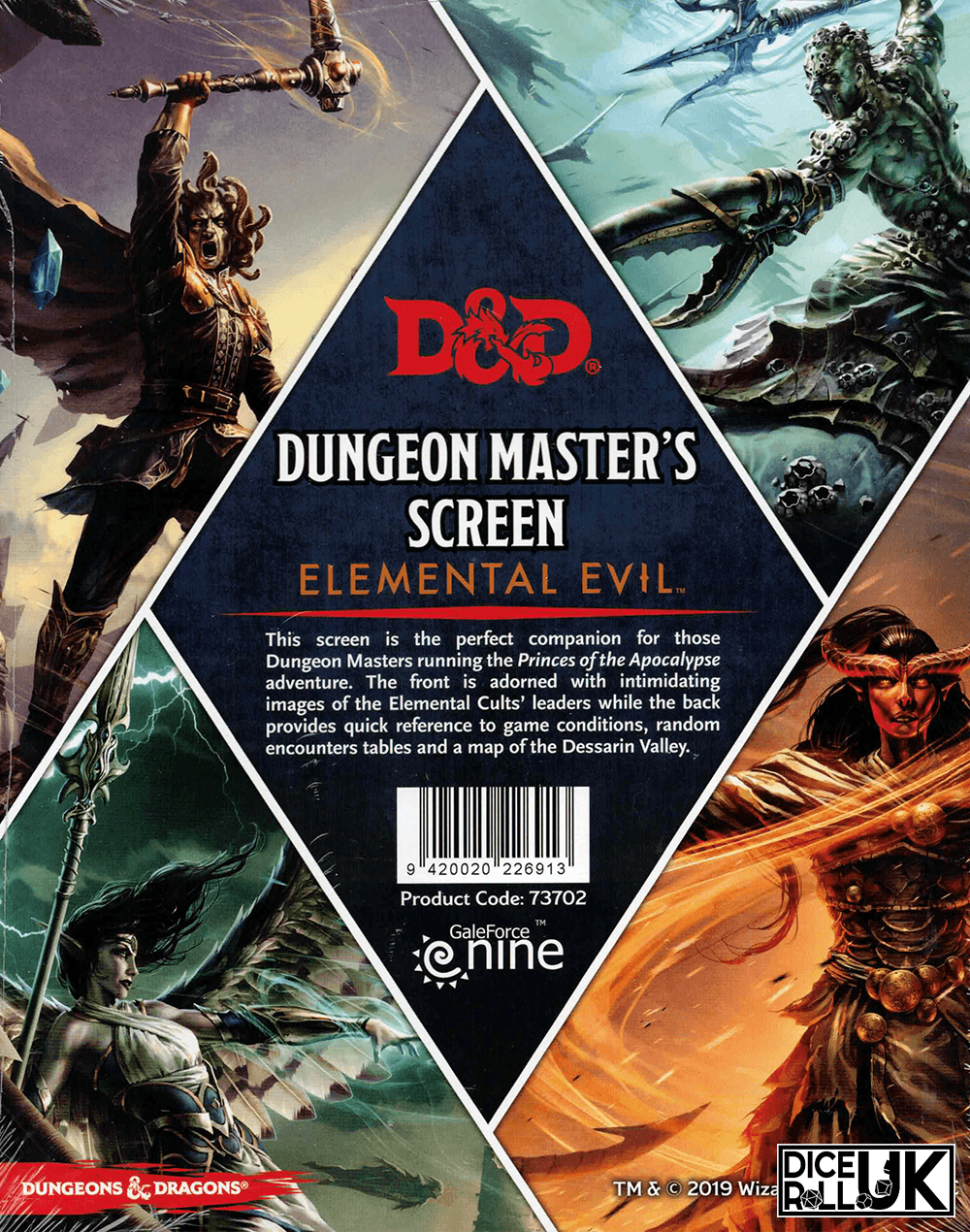 Elemental Evil DM Screen Elemental Evil DM Screen from DiceRoll UK