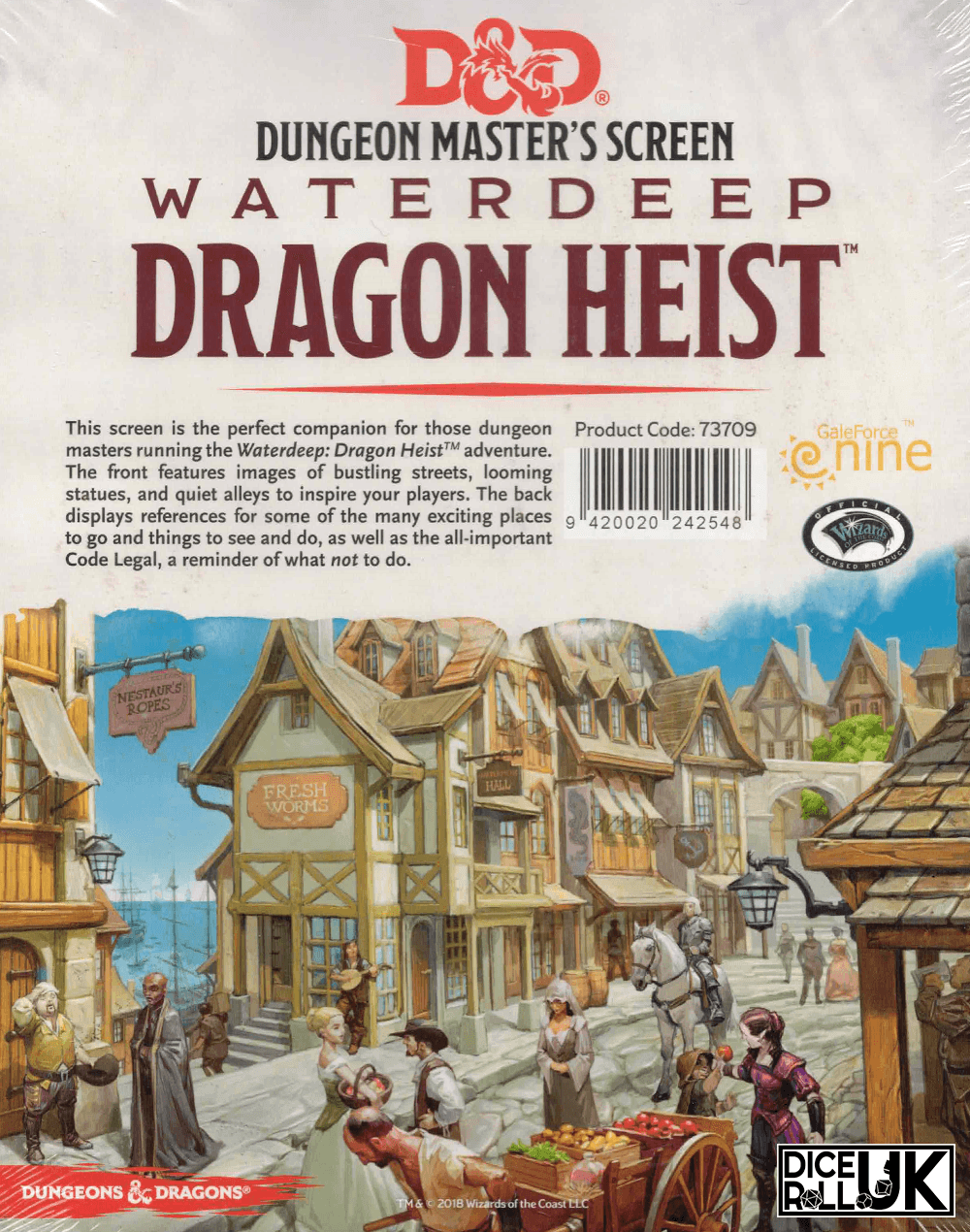 Waterdeep Dragon Heist DM Screen Waterdeep Dragon Heist DM Screen from DiceRoll UK