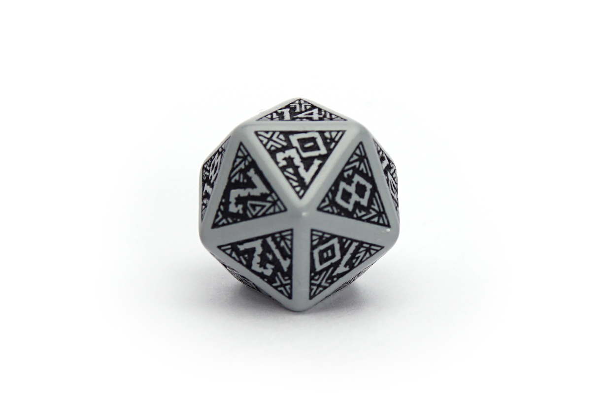 Dwarven Dice - Grey & Black