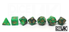 Elemental Dice | Black & Green