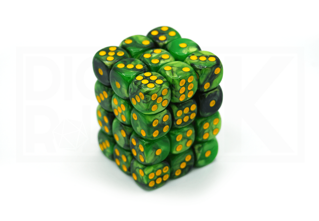 36x12MM Dice Block | Elemental Green 36x12MM Dice Block | Elemental Green from DiceRoll UK