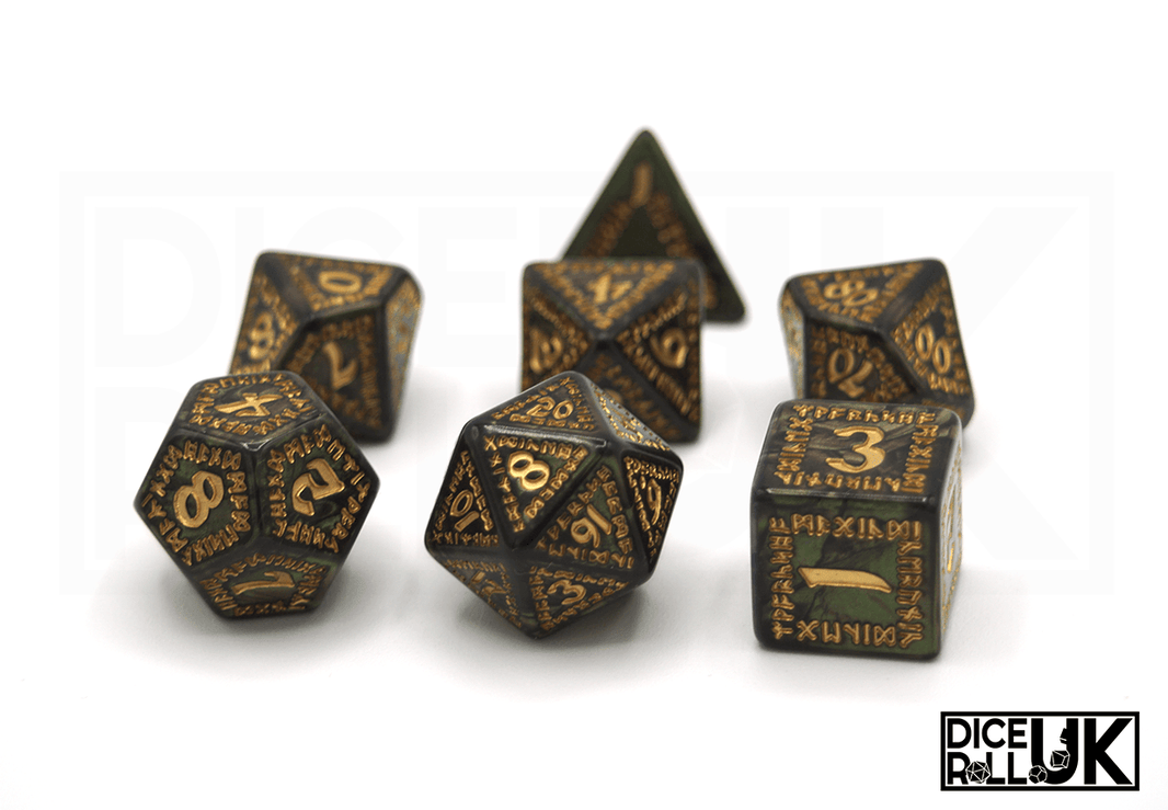 Runic - Green & Gold Runic - Green & Gold from DiceRoll UK