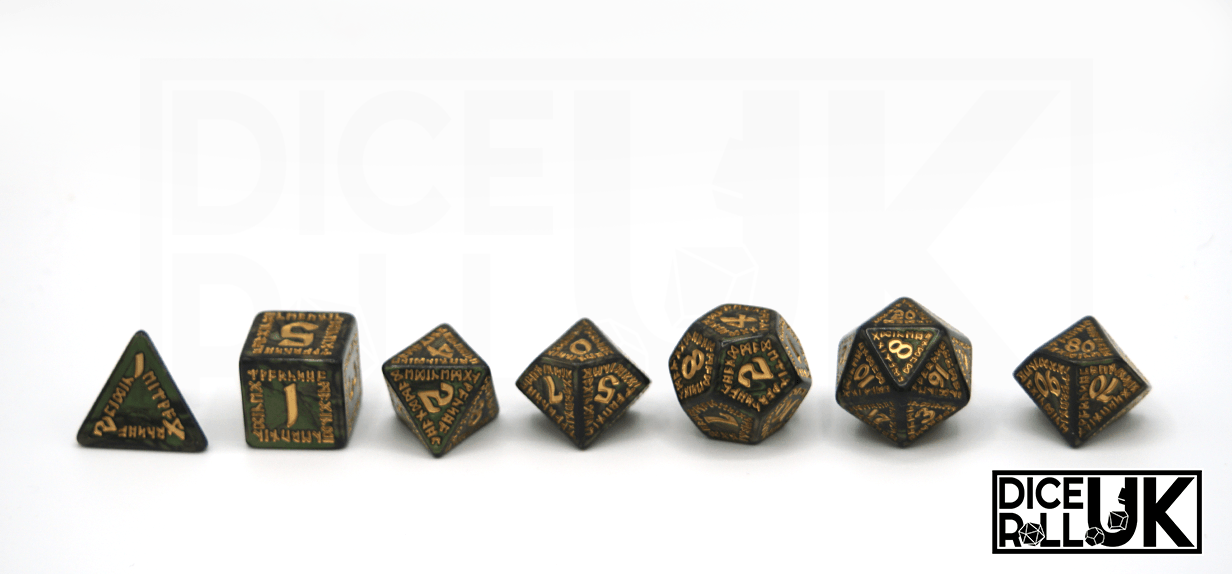 Runic - Green & Gold Runic - Green & Gold from DiceRoll UK