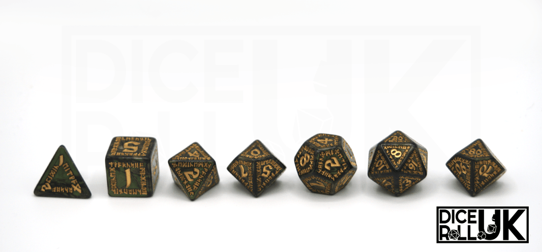 Runic - Green & Gold Runic - Green & Gold from DiceRoll UK