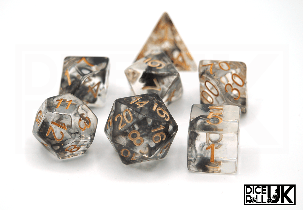 Black Swirl | Gold Ink Black Swirl | Gold Ink from DiceRoll UK