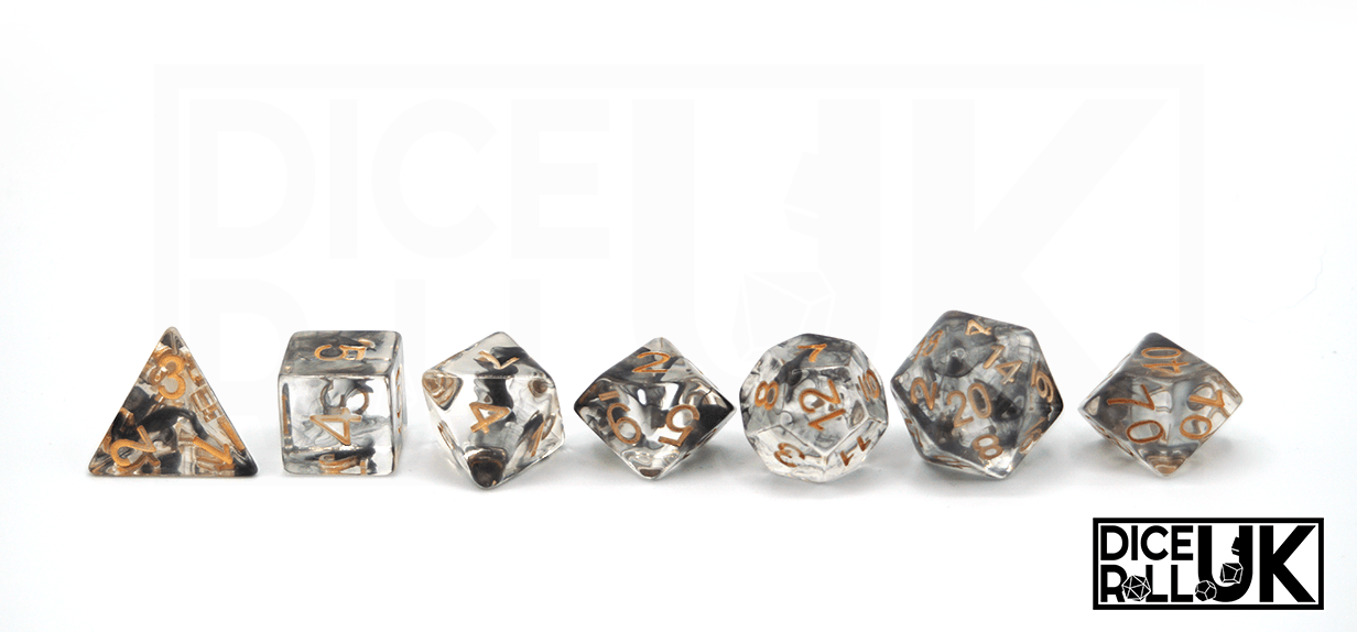 Black Swirl | Gold Ink Black Swirl | Gold Ink from DiceRoll UK