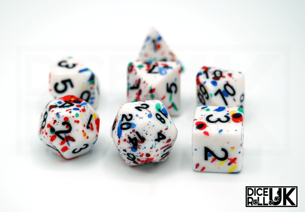 Splatter - Rainbow Splatter - Rainbow from DiceRoll UK