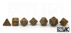 Rivets Metal Dice - Gold