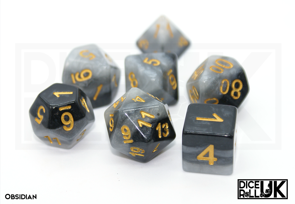 Gradient Dice - Obsidian Gradient Dice - Obsidian from DiceRoll UK