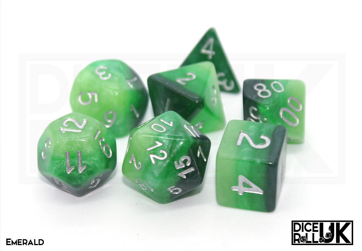 Gradient Dice - Emerald Gradient Dice - Emerald from DiceRoll UK