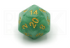 Green Jade Dice Set D20 Dice Cloesup