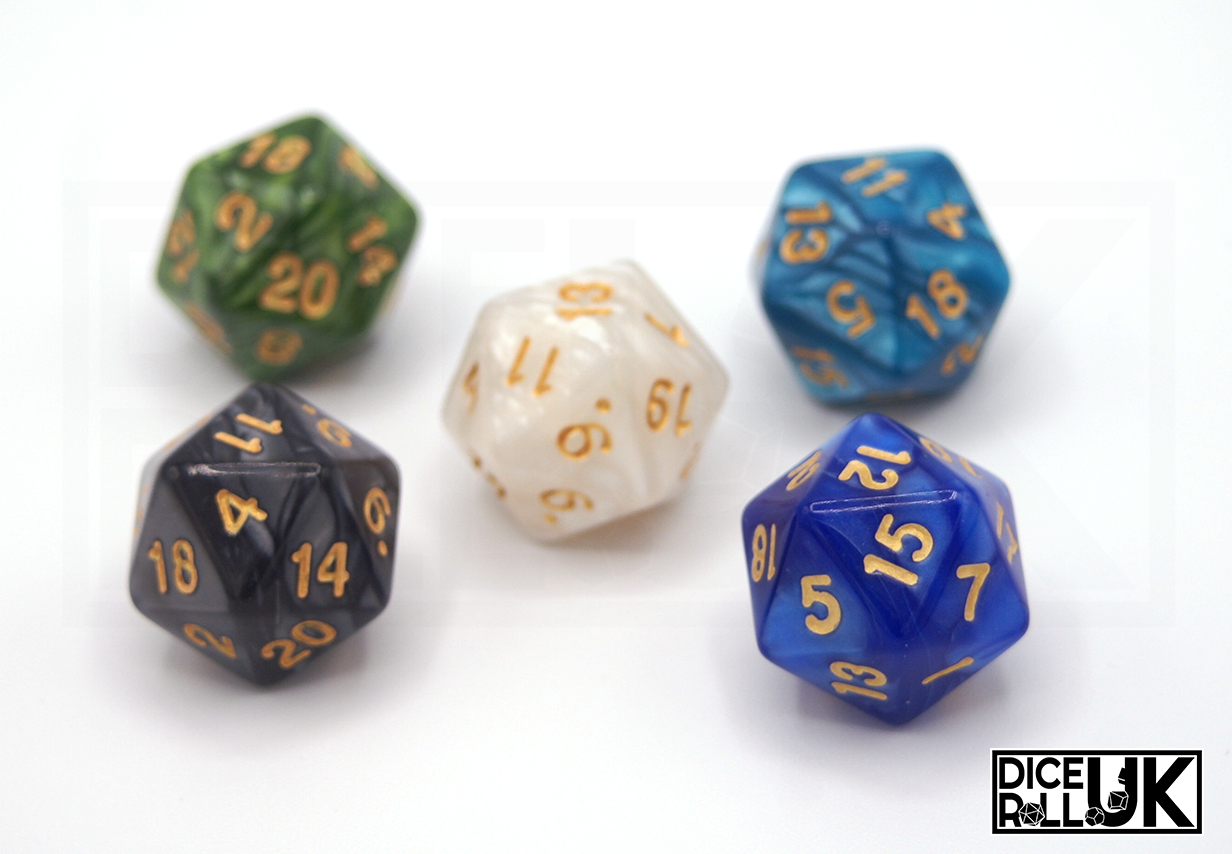 Pearlescent - Lake Blue and Gold Pearlescent - Lake Blue and Gold from DiceRoll UK