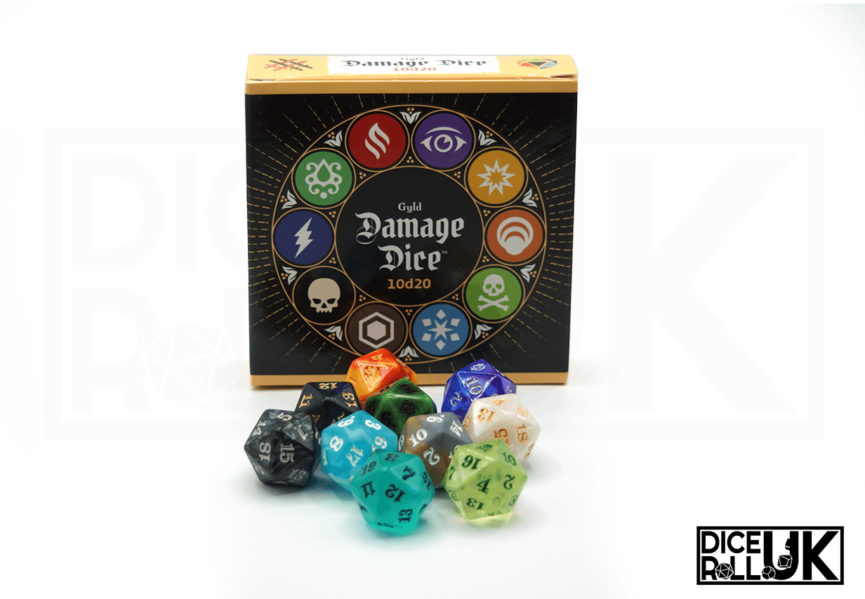 Gyld Damage Dice - 10D20 Gyld Damage Dice - 10D20 from DiceRoll UK