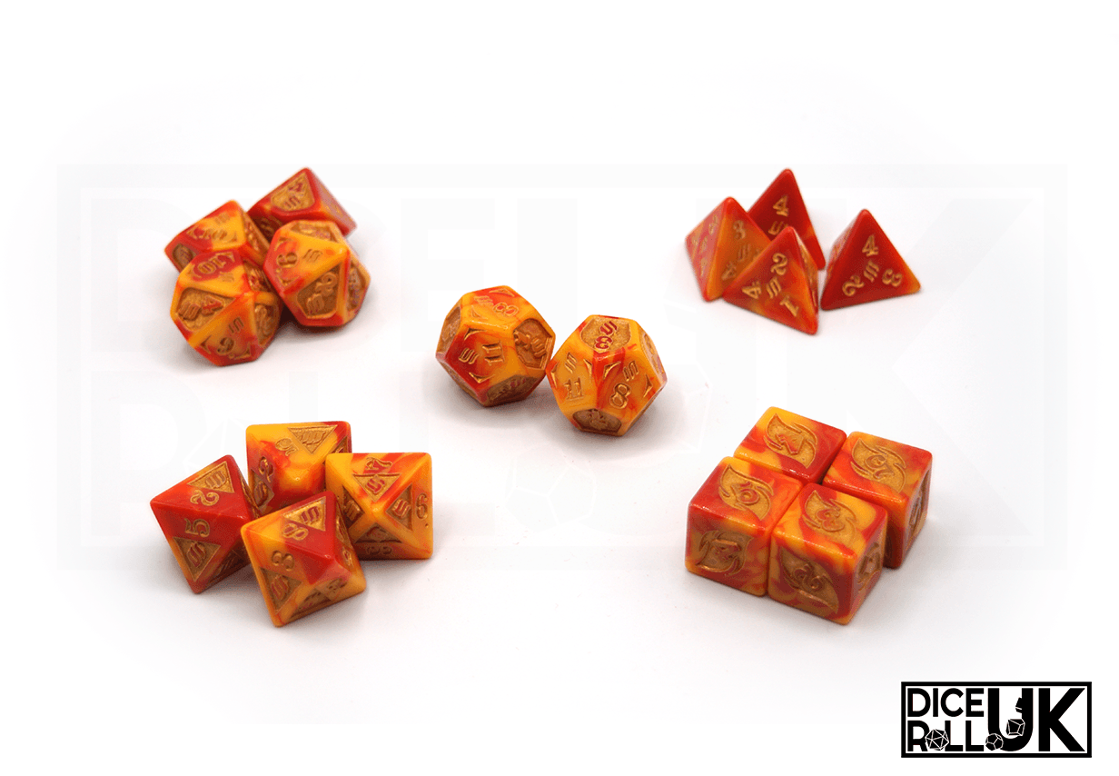 Gyld Damage Dice - Fire Gyld Damage Dice - Fire from DiceRoll UK