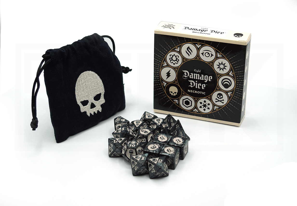 Gyld Damage Dice - Necrotic Gyld Damage Dice - Necrotic from DiceRoll UK