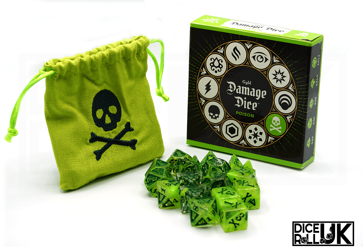 Gyld Damage Dice - Poison Gyld Damage Dice - Poison from DiceRoll UK