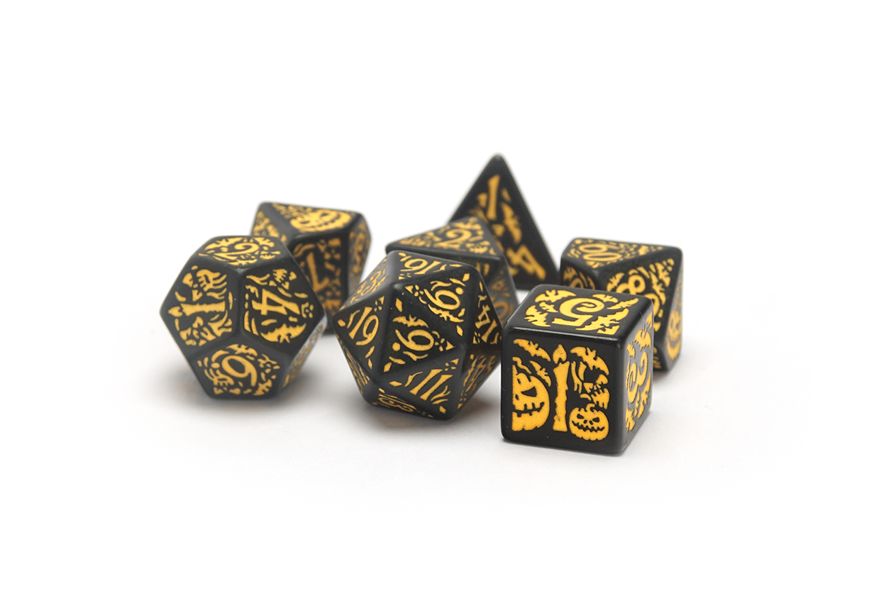 Halloween Pumpkin Dice Full set