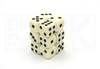 12X16MM Dice Block | Opaque Ivory 12X16MM Dice Block | Opaque Ivory from DiceRoll UK