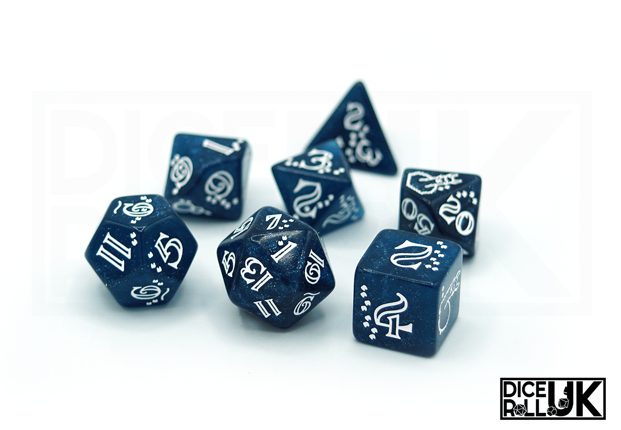 Shimmering Llama Dice Full Set