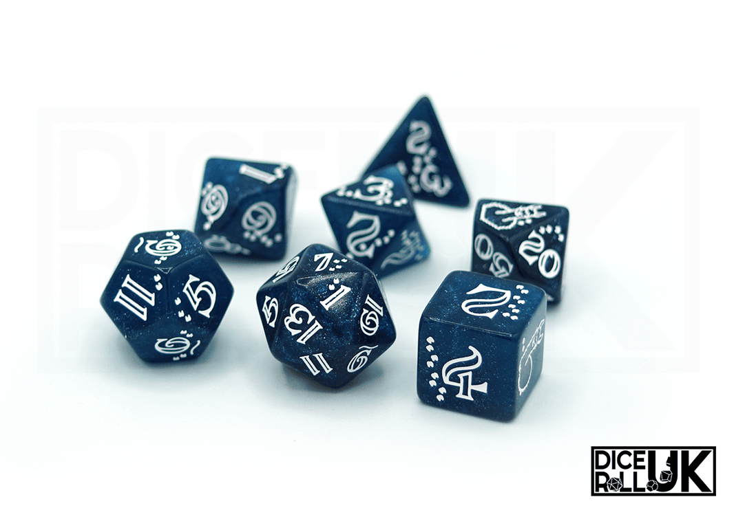 Shimmering Llama Dice Full Set