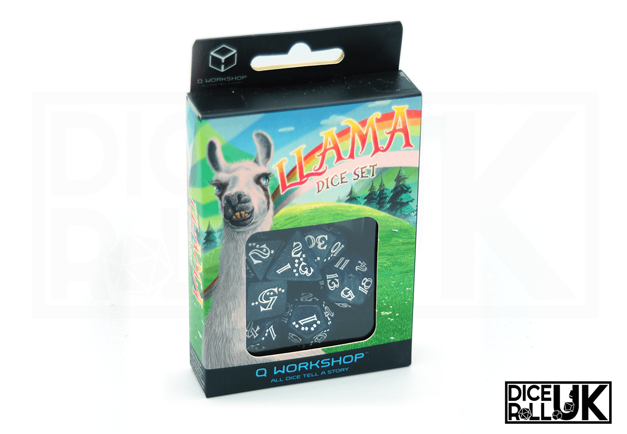 Shimmering Llama Dice Box Front
