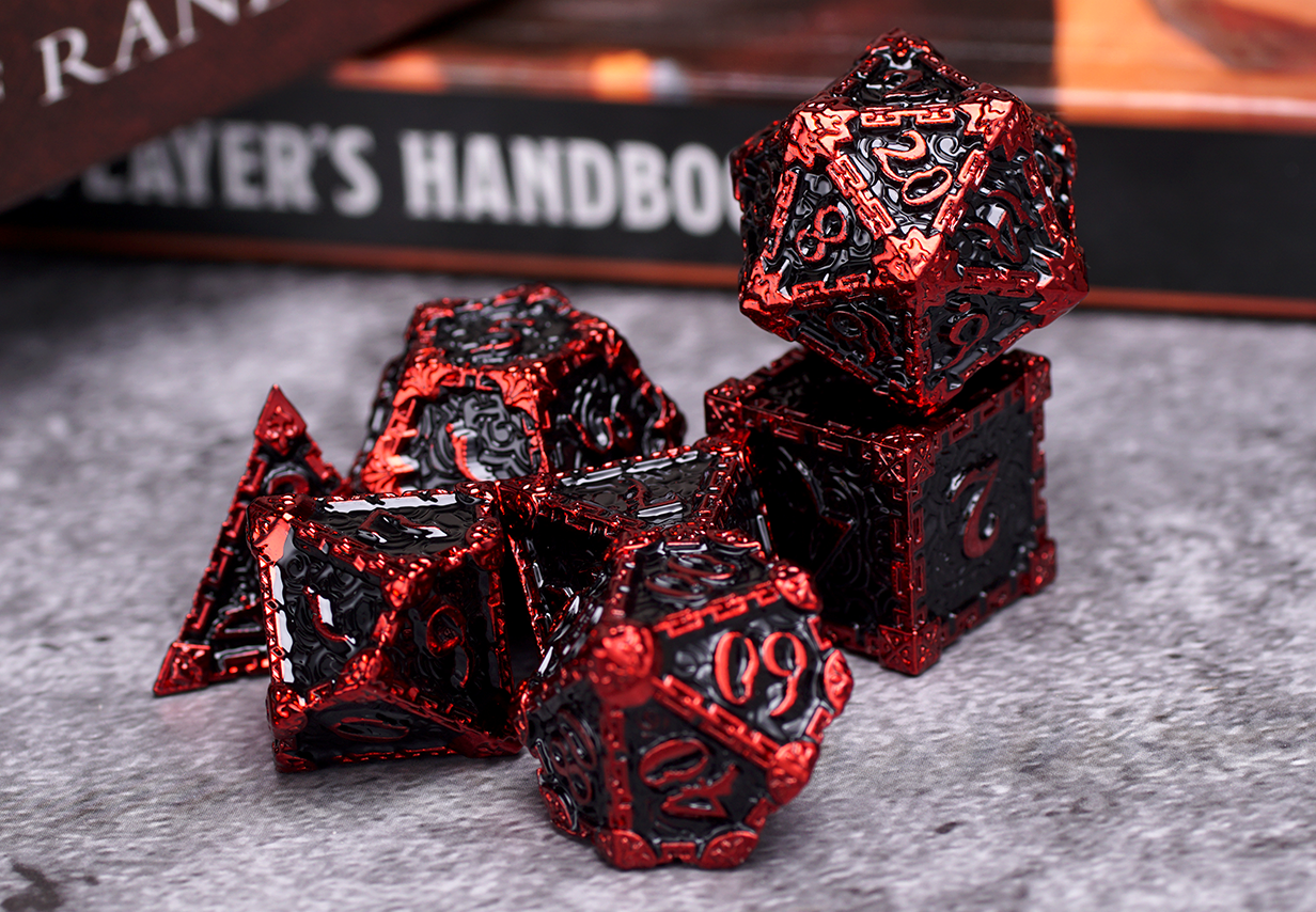 Metal Dagger Dice Crimson Blade Art Shot