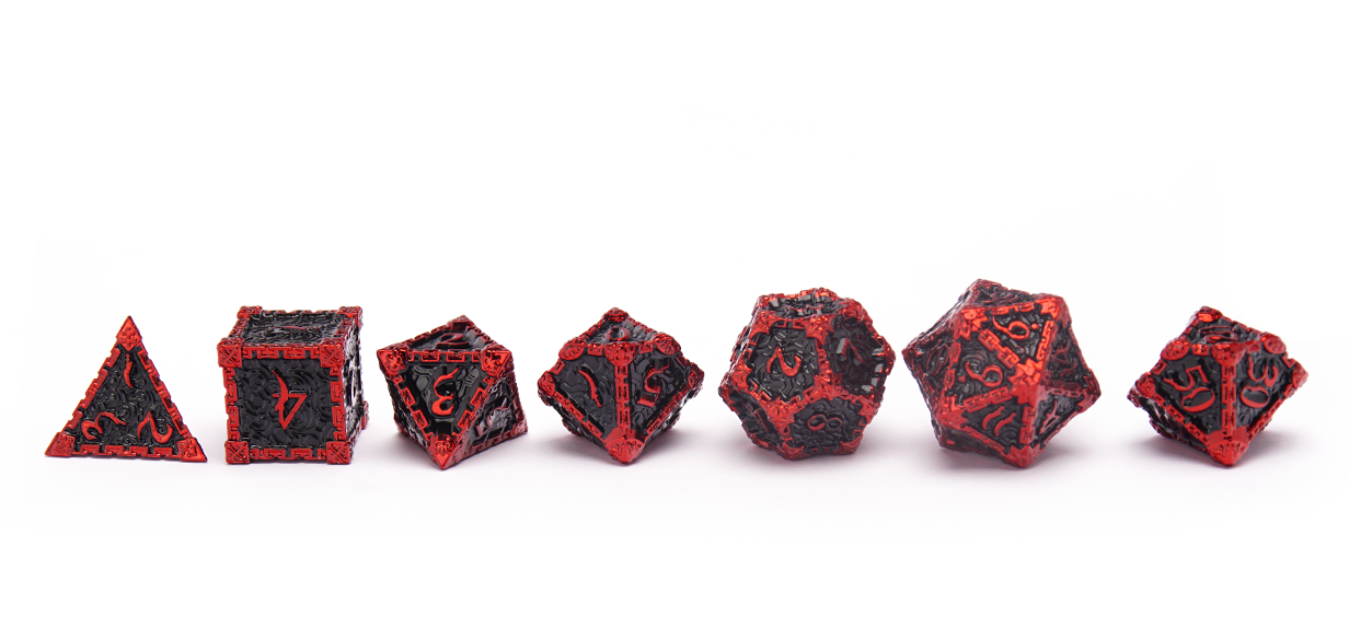 Metal Dagger Dice Crimson Blade Lineup