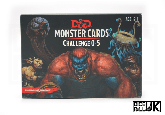D&D Monster Cards Challenge 0-5 D&D Monster Cards Challenge 0-5 from DiceRoll UK
