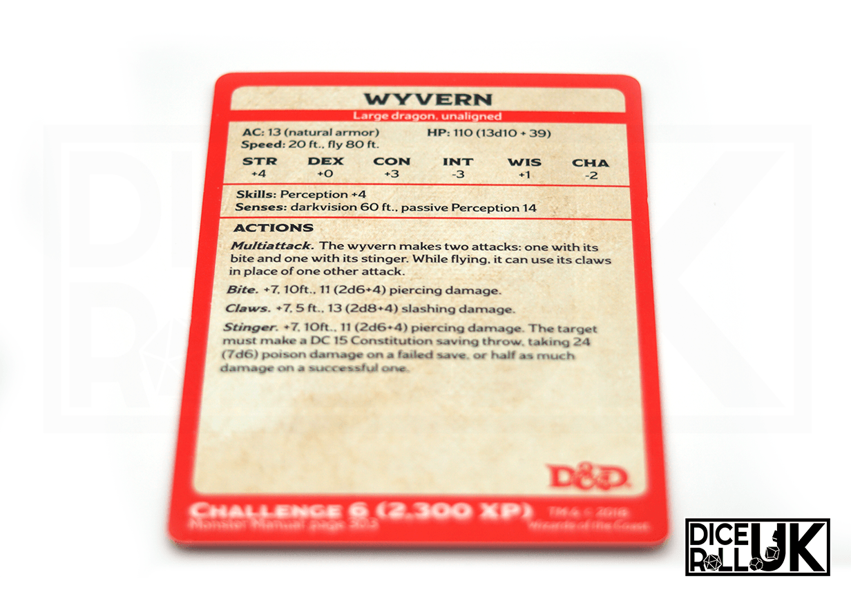 D&D Monster Cards Challenge 6-16 D&D Monster Cards Challenge 6-16 from DiceRoll UK