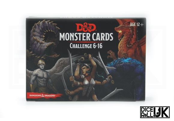 D&D Monster Cards Challenge 6-16 D&D Monster Cards Challenge 6-16 from DiceRoll UK