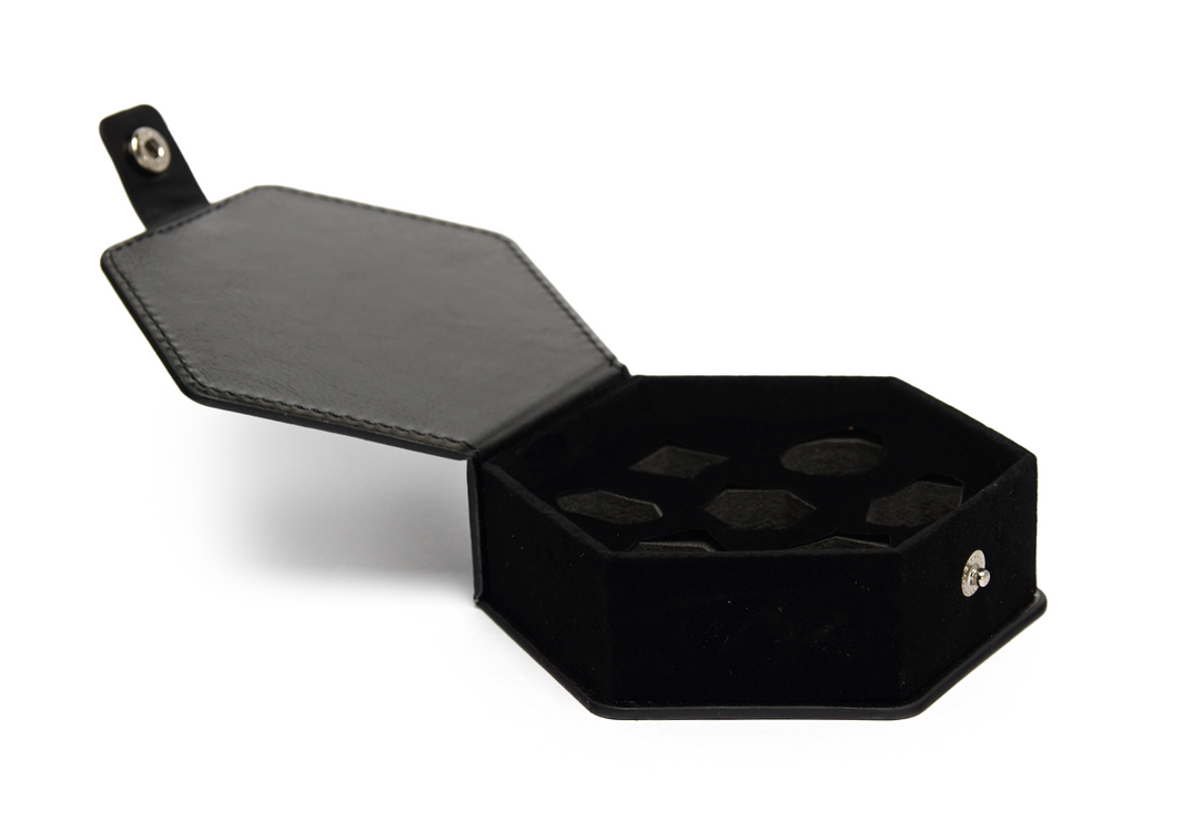 PU Leather Dice Case | Black
