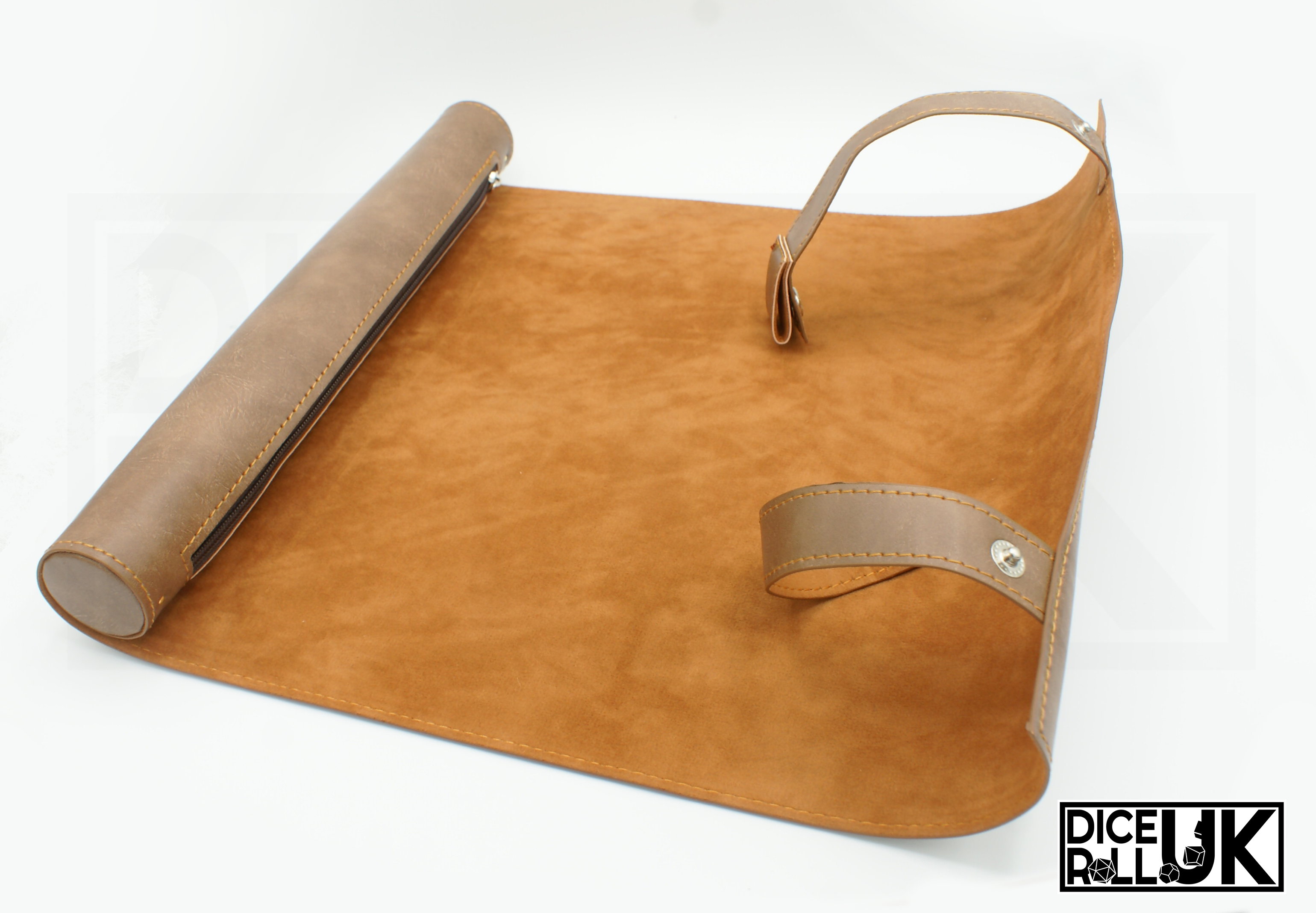 Roll-Up Dice Mat - Brown Roll-Up Dice Mat - Brown from DiceRoll UK