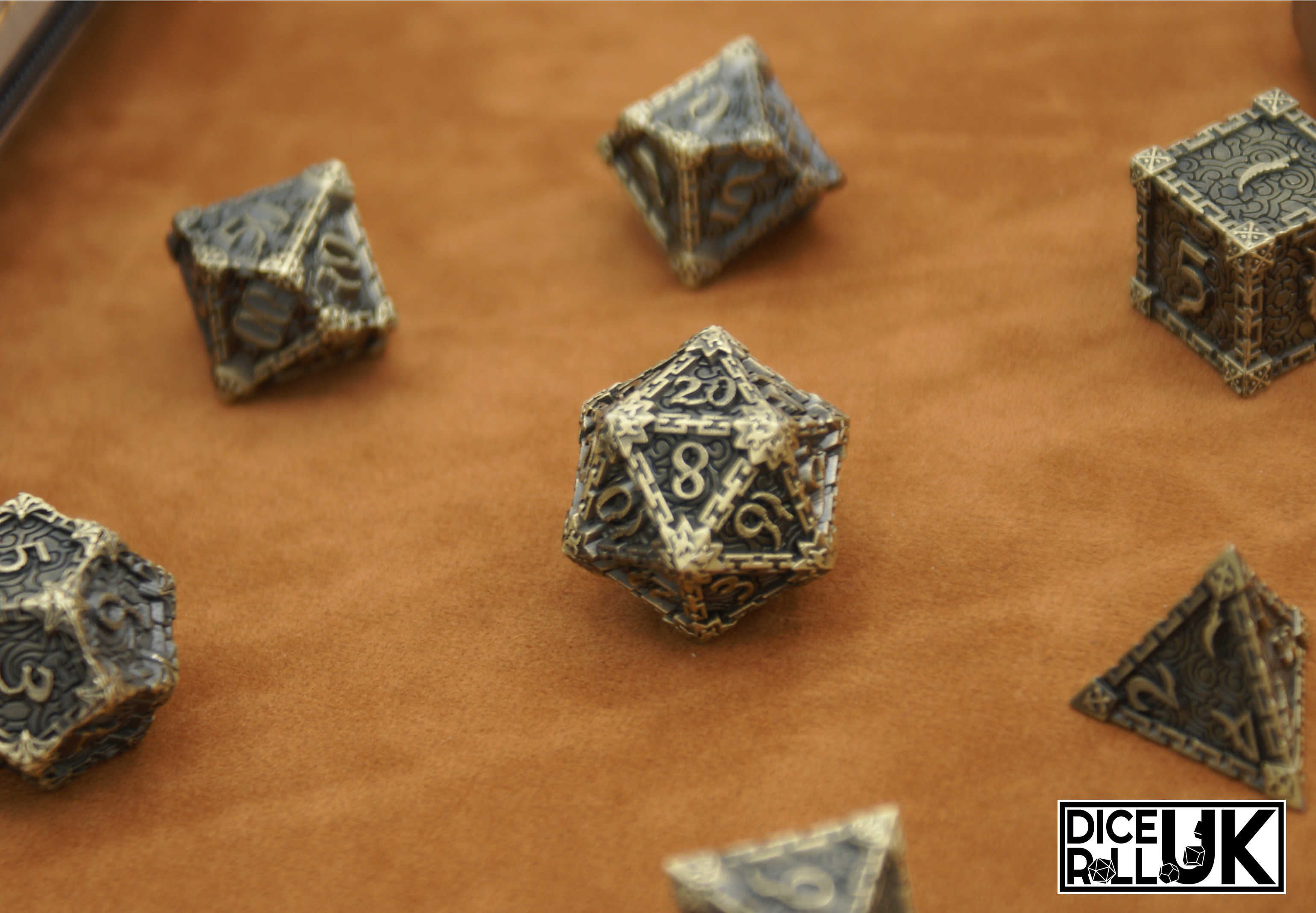 Roll-Up Dice Mat - Brown Roll-Up Dice Mat - Brown from DiceRoll UK