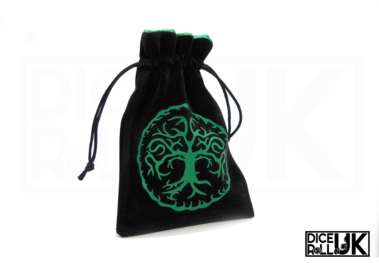 Forest Dice Bag Filled With Dice