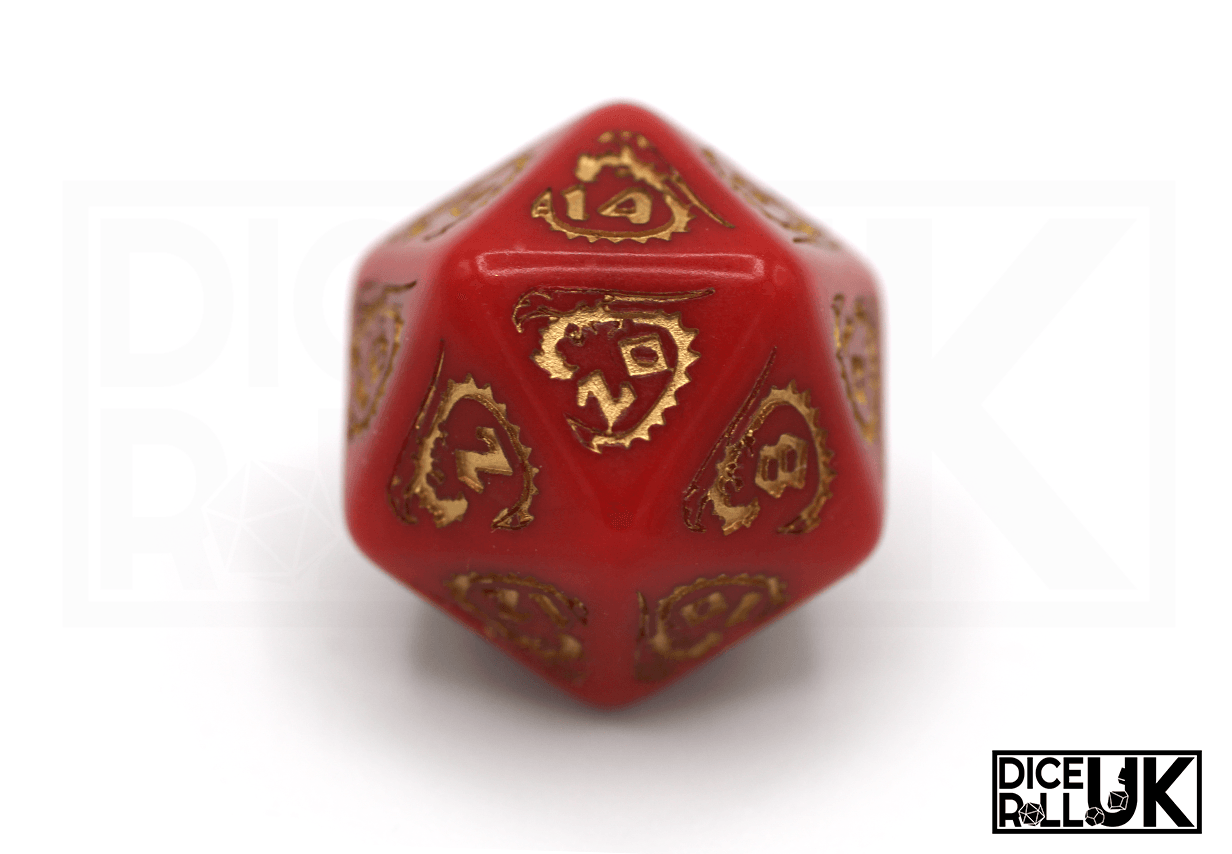 Modern Dragons - Red & Gold Modern Dragons - Red & Gold from DiceRoll UK