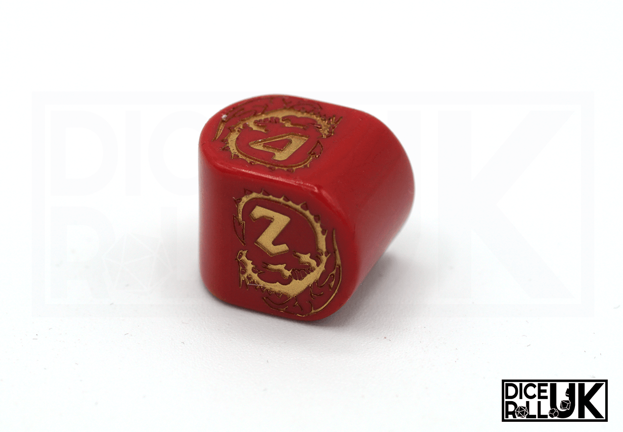 Modern Dragons - Red & Gold Modern Dragons - Red & Gold from DiceRoll UK