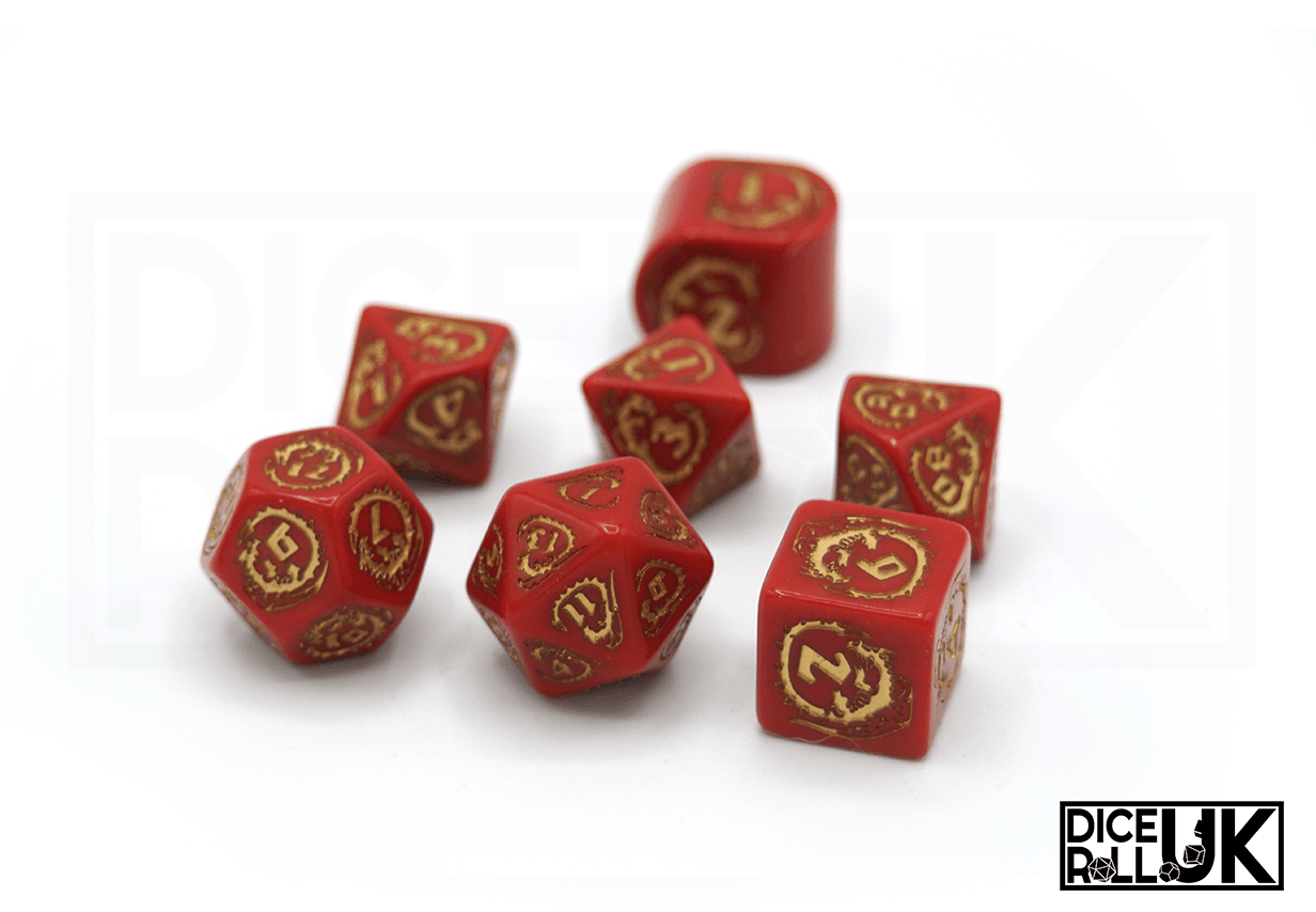 Modern Dragons - Red & Gold Modern Dragons - Red & Gold from DiceRoll UK