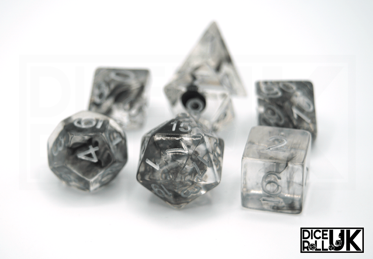 Black Swirl | Silver Ink Black Swirl | Silver Ink from DiceRoll UK