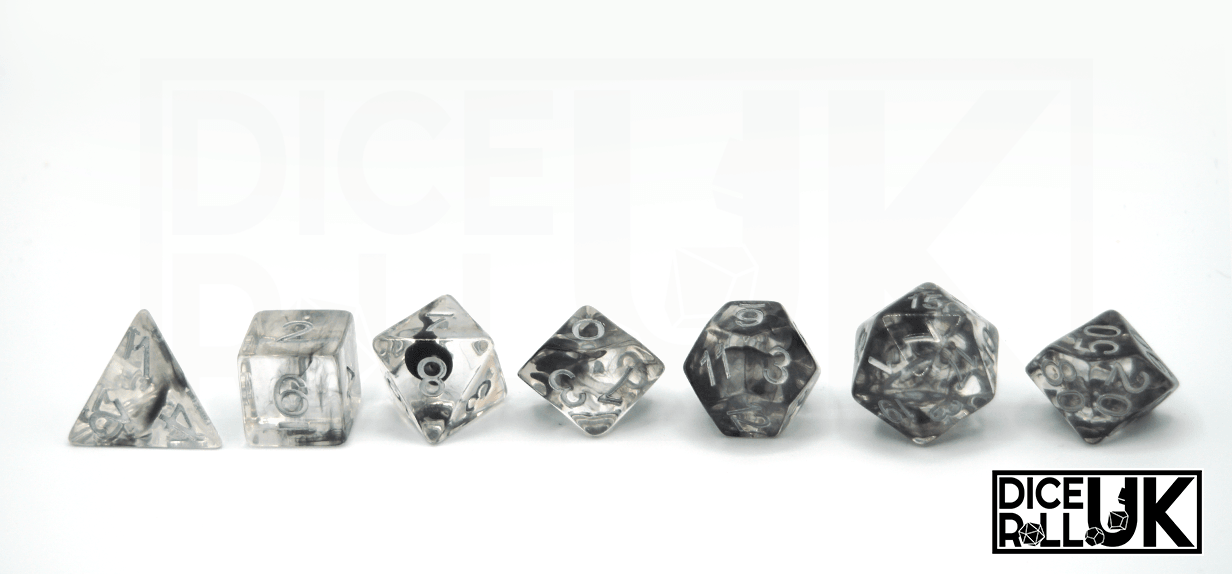 Black Swirl | Silver Ink Black Swirl | Silver Ink from DiceRoll UK