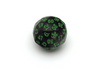 D60 - Black sixty sided die dice with green numbers