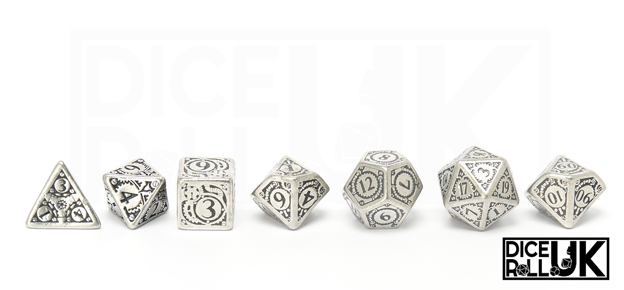Steampunk Metal Dice
