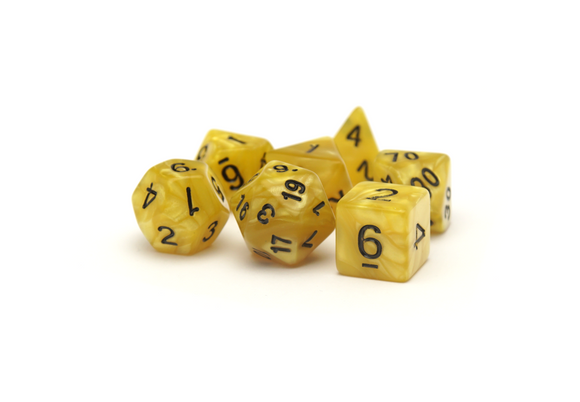 Pearlescent Dice - Yellow