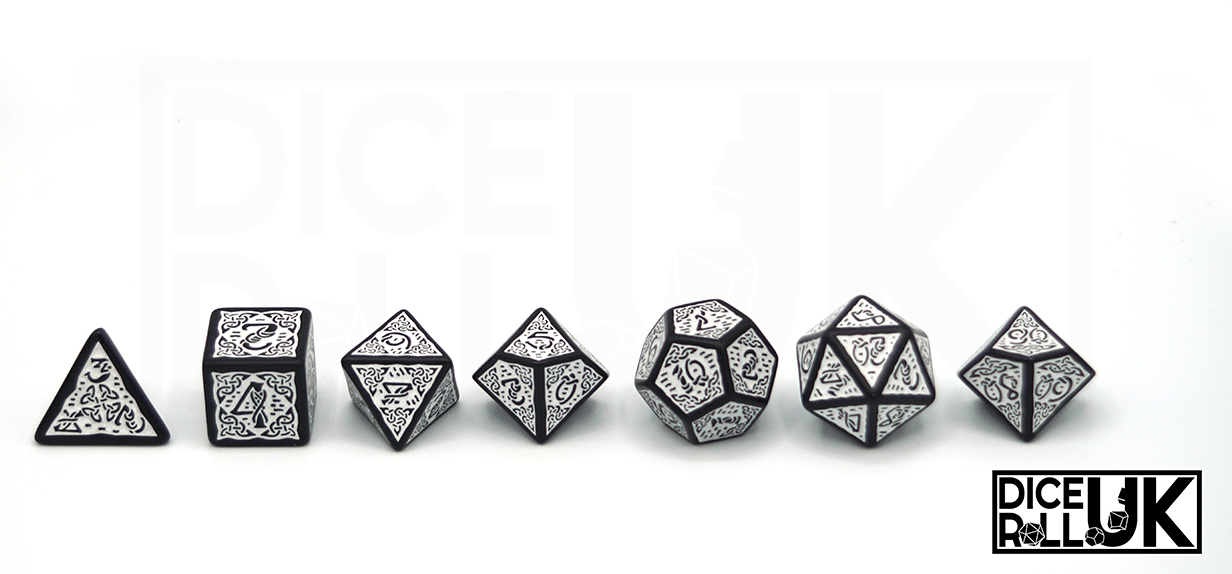 Celtic Dice - Black & White - Lineup