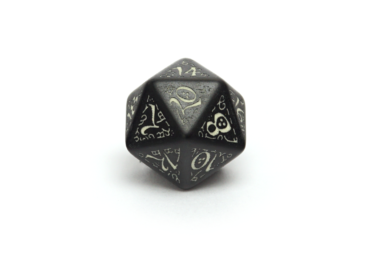 Elvish Dice - Glow in the Dark