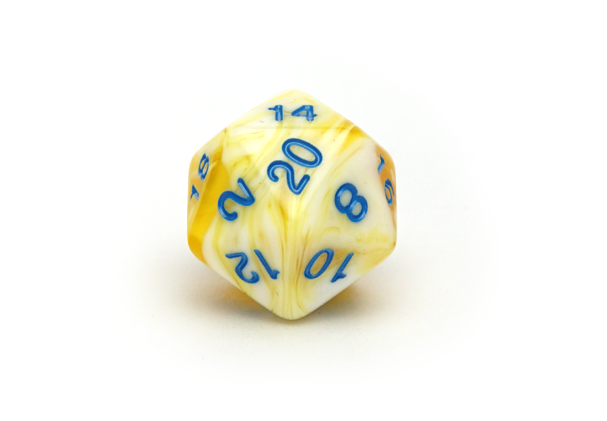 Marble Dice | Lemon Cream