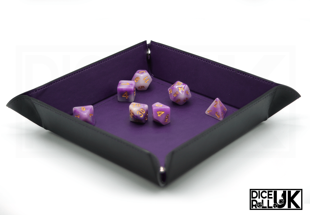 Square Clip-Up Dice Tray - Purple Square Clip-Up Dice Tray - Purple from DiceRoll UK