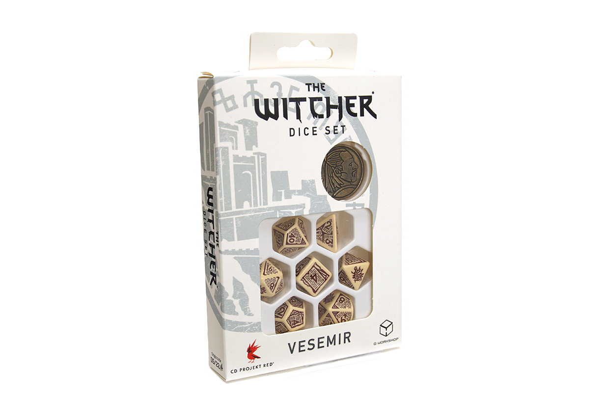 The Witcher Dice: Vesemir The Old Wolf Box Front