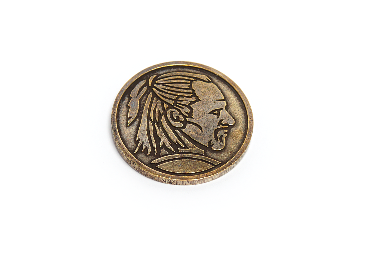 The Witcher Dice: Vesemir The Old Wolf Coin Front