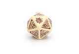 The Witcher Dice: Vesemir The Old Wolf D20 Closeup